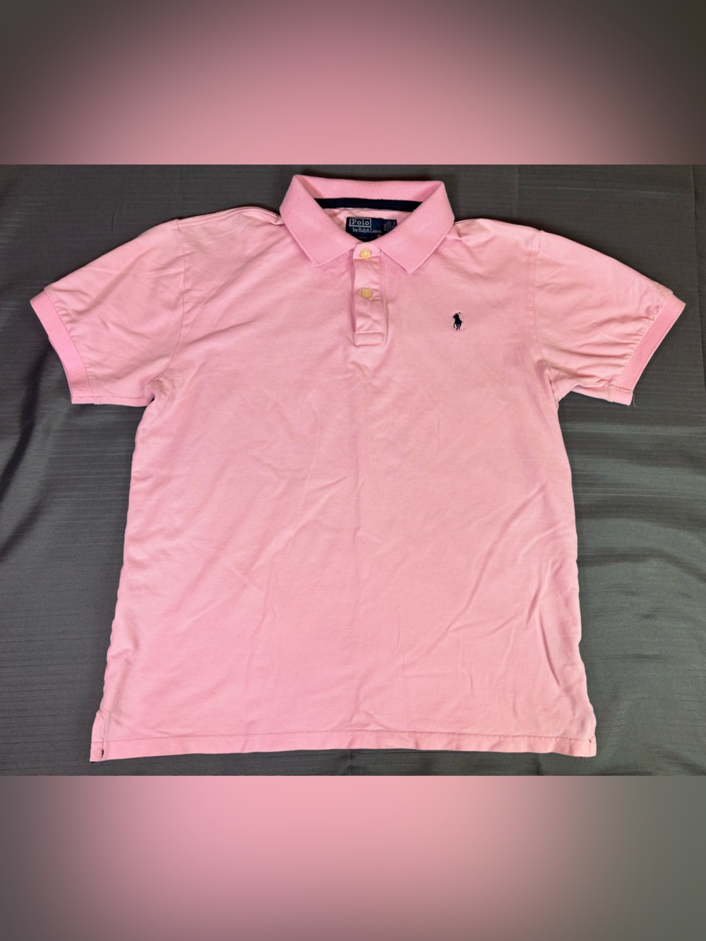 Polo Ralph Lauren Custom Fit Pink Polo Shirt Men’s XXL 2XL